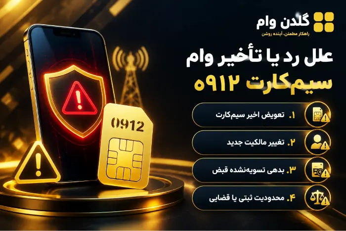 دلایل رد درخواست وام سیم‌کارت
